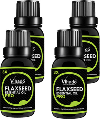 VIHADO 100% pure flaxseed oil with WEIGHT LOSS (10 ML) (Pack of 4)(10 ml)