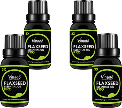 VIHADO Flaxseed Oil, 100% Pure, Natural & Undiluted (10 ML) (Pack of 4)(10 ml)
VIHADO Flaxseed Oil, 100% Pure, Natural & Undiluted (10 ML) (Pack of 4)(10 ml)