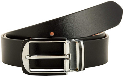 Cyclone Men Formal Black Genuine Leather Belt