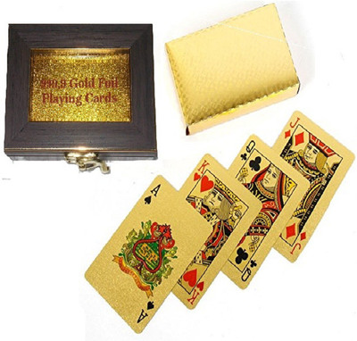 ME&YOU Special Diwali Gifts Gold Plated Playing Card with Exclusive Wooden Box (1 Set) IZ18GoldenPlayingCard-Box-003(Golden)
ME&YOU Special Diwali Gifts Gold Plated Playing Card with Exclusive Wooden Box (1 Set) IZ18GoldenPlayingCard-Box-003(Golden)