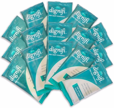 Dignifi Bath Wipes with Aloe Vera & Olive Oil for complete bath for bedridden patients(Pack of 15)
Dignifi Bath Wipes with Aloe Vera & Olive Oil for complete bath for bedridden patients(Pack of 15)