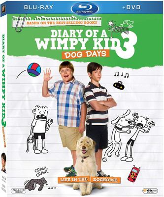 Diary of Wimpy Kids 3: Dog Days (Includes a free DVD)(Blu-ray English)