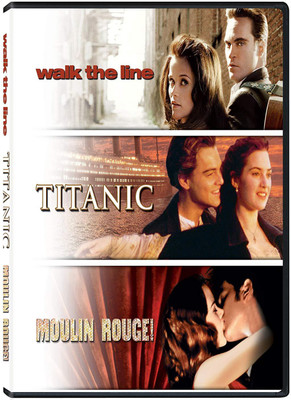 3 Movies Collection: Walk the Line + Titanic (1997) + Moulin Rouge (3-Disc Set)(DVD English)
3 Movies Collection: Walk the Line + Titanic (1997) + Moulin Rouge (3-Disc Set)(DVD English)