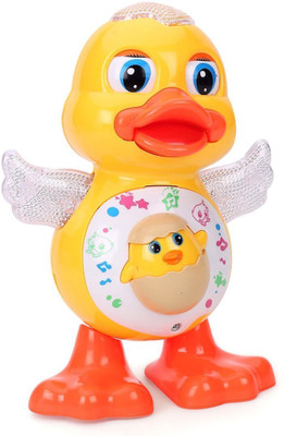 See Inside Dancing Duck With Music, Flashing Lights and Real Dancing Action Toy (Multicolor)(Multicolor)