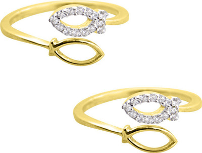 SilverDew Pair Of Two Toe Fashion Rings For Women College Girls Trendy Design Diamond Adjustable Sterling Silver Cubic Zirconia Rhodium Plated Toe Ring Set, Yellow
SilverDew Pair Of Two Toe Fashion Rings For Women College Girls Trendy Design Diamond Adjustable Sterling Silver Cubic Zirconia Rhodium Plated Toe Ring Set, Yellow