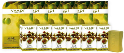 Vaadi Herbals Olive Facial Bars with Cane Sugar Extract (25 gms x 6)(150 g, Pack of 6)
Vaadi Herbals Olive Facial Bars with Cane Sugar Extract (25 gms x 6)(150 g, Pack of 6)