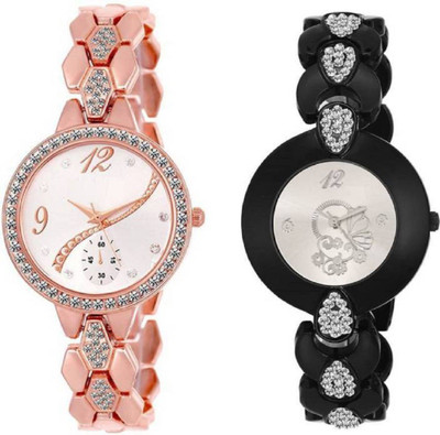 Wanton K143N90CK beautiful bracelet stylish diamond studed stylish watch - for girls Watch - For Girls
Wanton K143N90CK beautiful bracelet stylish diamond studed stylish watch - for girls Watch - For Girls
