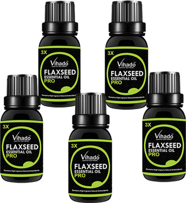 VIHADO 100% pure flaxseed oil with WEIGHT LOSS (15 ML) (Pack of 5)(15 ml)