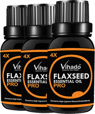 VIHADO 100% pure and natural Cold Pressed Flaxseed Oil 4X PRO 10 ML (PACK OF 3)(10 ml)
VIHADO 100% pure and natural Cold Pressed Flaxseed Oil 4X PRO 10 ML (PACK OF 3)(10 ml)