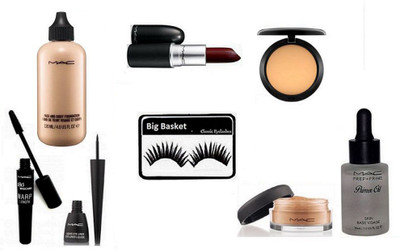 big basket Eyelashes, Fix Compact,Lipstick,Loose powder,180 Warp Length Mascara,Liner,skin Base primer(Set of 8)
big basket Eyelashes, Fix Compact,Lipstick,Loose powder,180 Warp Length Mascara,Liner,skin Base primer(Set of 8)