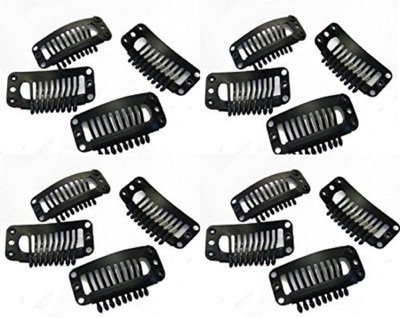 INAAYA Hair Wig Clips 12 pcs, Hair Toupee Clips, Hair Patch Clips, Hair Extension Clips, Black Hair Clip(Black)
INAAYA Hair Wig Clips 12 pcs, Hair Toupee Clips, Hair Patch Clips, Hair Extension Clips, Black Hair Clip(Black)