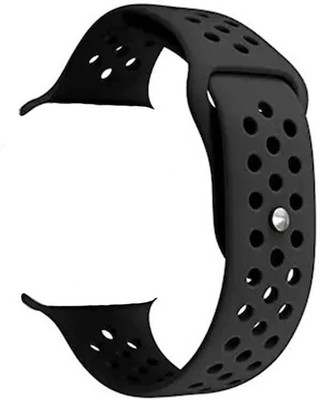 CELLFATHER Soft Silicone Sport Strap Smart Watch Strap(Black)