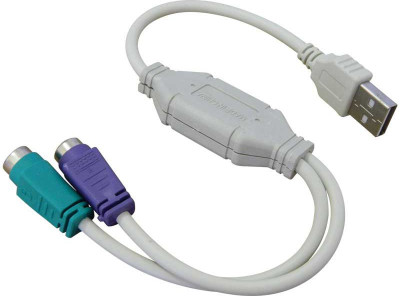 YTM USB To PS2 Converter/ Adapter,USB Type A Male to Dual PS/2 Female for Keyboard Mouse USB Adapter(White, Purple, Green)
YTM USB To PS2 Converter/ Adapter,USB Type A Male to Dual PS/2 Female for Keyboard Mouse USB Adapter(White, Purple, Green)