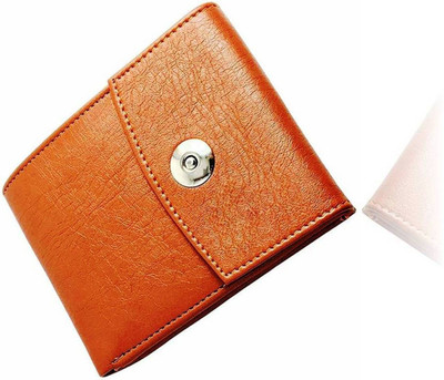 Wenzest Men Tan Artificial Leather Wallet(6 Card Slots)
