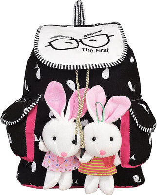 Emartos Attractive Girl's Teddy Backpack 25 L Backpack(Black), Emteddy15