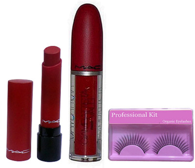 Professional kit Eyelashes, Mac Liptensity Lipstick With Giambattista Valli Lipgloss(Set of 3)
Professional kit Eyelashes, Mac Liptensity Lipstick With Giambattista Valli Lipgloss(Set of 3)