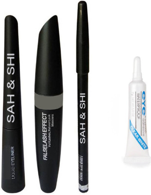 Sah&Shi Eyebrow Black Pencil With Mascara Liquid Eyeliner (Set of 3) with Eyelash Adhesive (Glue)(Set of 2)
Sah&Shi Eyebrow Black Pencil With Mascara Liquid Eyeliner (Set of 3) with Eyelash Adhesive (Glue)(Set of 2)