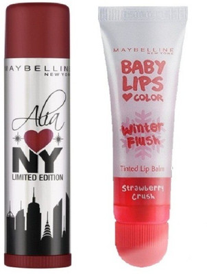 Maybelline New York Baby Lips (Highline Wine) + Strawberry Crush Lip Balm(Set of 1)
Maybelline New York Baby Lips (Highline Wine) + Strawberry Crush Lip Balm(Set of 1)