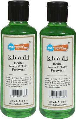 Khadi Mart Neem and Tulsi Face Wash(420 ml)