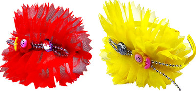 Proplady Combo Floral Cutwork Stone Studded Hairband, Head Band (Pack of 2-Red,Yellow) Hair Band, Head Band(Red, Yellow)
Proplady Combo Floral Cutwork Stone Studded Hairband, Head Band (Pack of 2-Red,Yellow) Hair Band, Head Band(Red, Yellow)