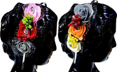 Proplady Combo Tiara/Crown MultiRose Metal Hair Band with Stones, HeadBand for Girls & Women (Pack of 2) Hair Band, Head Band(Red, Grey)
Proplady Combo Tiara/Crown MultiRose Metal Hair Band with Stones, HeadBand for Girls & Women (Pack of 2) Hair Band, Head Band(Red, Grey)