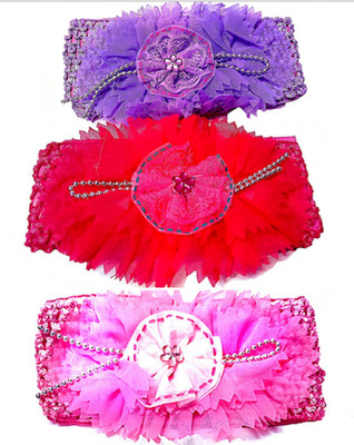 Proplady Floral Net Cutwork With Beads Girls Head Band Combo (Pack of 3- Pink, Purple) Hair Band, Head Band(Pink, Purple, Pink)
Proplady Floral Net Cutwork With Beads Girls Head Band Combo (Pack of 3- Pink, Purple) Hair Band, Head Band(Pink, Purple, Pink)