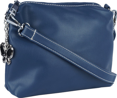 Butterflies Sling Bag(Blue)