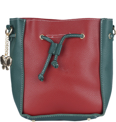 Butterflies Sling Bag(Maroon)