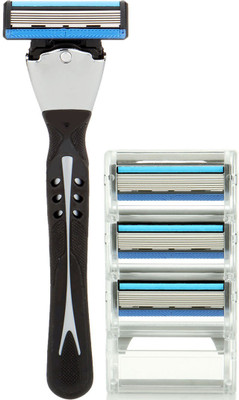 Spruce Shave Club Streak6 Pivot Shave Set (Handle + 4 Cartridges) - 6 Blades + Trimmer Edge - German Made Diamond Coated Blades - Multi Axis Pivot(Pack of 5)
Spruce Shave Club Streak6 Pivot Shave Set (Handle + 4 Cartridges) - 6 Blades + Trimmer Edge - German Made Diamond Coated Blades - Multi Axis Pivot(Pack of 5)