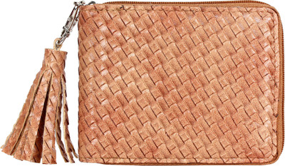 Creature Women Trendy Tan Artificial Leather Wallet(3 Card Slots)