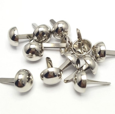 Nimida Metal Brad Pins / Split Pin / Rivet / Stud / Skull pins / Spikes / Paper Fastener for scrapbooking, DIY, leather goods, spikes | Shiny Steel / Silver Colour | 200 nos
Nimida Metal Brad Pins / Split Pin / Rivet / Stud / Skull pins / Spikes / Paper Fastener for scrapbooking, DIY, leather goods, spikes | Shiny Steel / Silver Colour | 200 nos