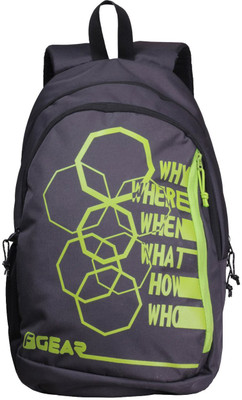 F Gear Diamond Octa 25.0 L Backpack(Grey, Green), Green;grey