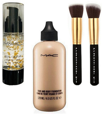 Professional kit Make Up Brush Set Of 2 & Mac Face & Body Foundation With Skin Caviar Primer(Set of 4)
Professional kit Make Up Brush Set Of 2 & Mac Face & Body Foundation With Skin Caviar Primer(Set of 4)