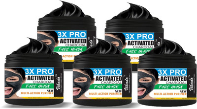 Vihado Charcoal Mask Cream HIGH QUALITY ANTI-BLACKHEAD OIL-CONTROL BAMBOO CHARCOAL MASK CREAM FOR ALL SKIN TONE 100 ML Pack of 5 (500 ml)(100 ml)
Vihado Charcoal Mask Cream HIGH QUALITY ANTI-BLACKHEAD OIL-CONTROL BAMBOO CHARCOAL MASK CREAM FOR ALL SKIN TONE 100 ML Pack of 5 (500 ml)(100 ml)