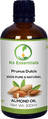Ks Essentials Almond Carrier Oil Pure Natural Therapeutic Grade & Aromatherapy for Skin Care & Hair Growth (100 ml) Hair Oil(100 ml)
Ks Essentials Almond Carrier Oil Pure Natural Therapeutic Grade & Aromatherapy for Skin Care & Hair Growth (100 ml) Hair Oil(100 ml)