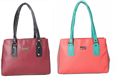 Lady bar Shoulder Bag(Orange)