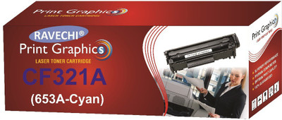 Ravechi 652A CF321A Cyan Single Color Toner(Cyan)