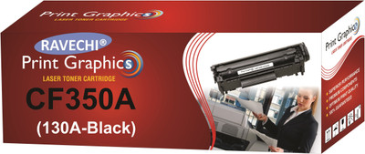 Ravechi 130A CF350A Black Single Color Toner(Black)