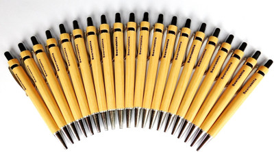Swarnalekha TURBO Wood Alike Pen 20 Pcs. & 10 Pcs. Extra Refill, Plastic Ball Pen(Pack of 20)
Swarnalekha TURBO Wood Alike Pen 20 Pcs. & 10 Pcs. Extra Refill, Plastic Ball Pen(Pack of 20)