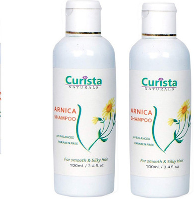 Curista Naturals Arnica Shampoo For Smooth And Silky Hair (100 ML X 2)(200 ml)