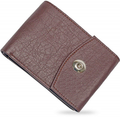 Lusso Pelle Men Casual Brown Artificial Leather Wallet(6 Card Slots)