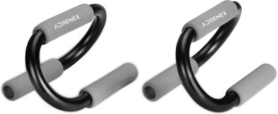 Flipkart SmartBuy Adrenex Metal Push-up Bar(Grey), Black;grey