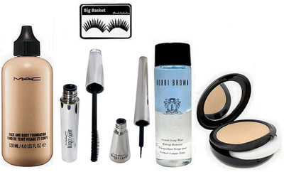 big Basket Eyelashes, Brooke Candy Liquid Eyeliner & Mascara, Studio Fix Compact, Face & Body Foundation, Bobbi Brown Instant Long Wear Makeup Remover(Set of 6)
big Basket Eyelashes, Brooke Candy Liquid Eyeliner & Mascara, Studio Fix Compact, Face & Body Foundation, Bobbi Brown Instant Long Wear Makeup Remover(Set of 6)