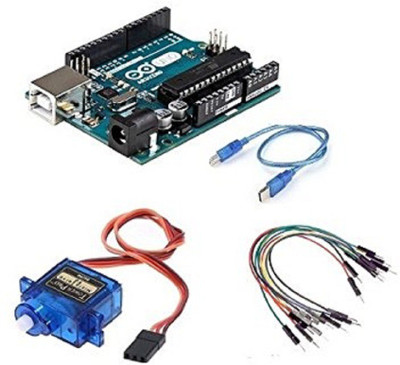 SunRobotics Arduino Uno With Pack Of Servo Motor Sg9g, USB Cable And 20 Pieces Male To Male Jumpers Electronic Components Electronic Hobby Kit
SunRobotics Arduino Uno With Pack Of Servo Motor Sg9g, USB Cable And 20 Pieces Male To Male Jumpers Electronic Components Electronic Hobby Kit