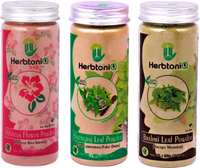 HerbtoniQ 100% Natural Hibiscus Flower Powder 150g, Bhringraj Leaf Powder 150g, Brahmi Leaf Powder 150g For Hair Pack (Pack of 3, 150g x 3)(450 g)
HerbtoniQ 100% Natural Hibiscus Flower Powder 150g, Bhringraj Leaf Powder 150g, Brahmi Leaf Powder 150g For Hair Pack (Pack of 3, 150g x 3)(450 g)