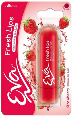 EVA FRESH LIPS COLOURED STRAWBERRY(Pack of: 1, 4 g)