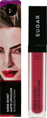 Sugar SUEDE SECRET MATTE LIPCOLOUR - 15 Fleece Fuchsia((Deep Fuchsia), 6 ml)
Sugar SUEDE SECRET MATTE LIPCOLOUR - 15 Fleece Fuchsia((Deep Fuchsia), 6 ml)