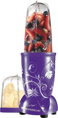 Wonderchef Sanjeev Kapoor's Nutriblend Purple 2 Jar with Free Receipe Book 400 Juicer Mixer Grinder(Purple, 2 Jars)
Wonderchef Sanjeev Kapoor's Nutriblend Purple 2 Jar with Free Receipe Book 400 Juicer Mixer Grinder(Purple, 2 Jars)