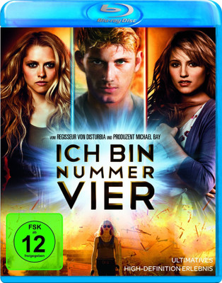 I Am Number Four Blu-ray (Ich bin Nummer Vier) region free(Blu-ray English)
