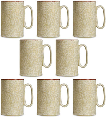 caffeine Coffee Ceramic/Stoneware in Cream Crackle & Brown Regular (Set of 8) Handmade Ceramic Mug(300 ml, Pack of 8)
caffeine Coffee Ceramic/Stoneware in Cream Crackle & Brown Regular (Set of 8) Handmade Ceramic Mug(300 ml, Pack of 8)